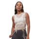 Karl Kani Γυναικεία αμάνικη μπλούζα Small Signature Old English Gathered Top